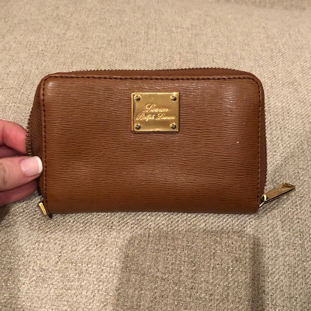 Lauren Ralph Lauren caramel wallet